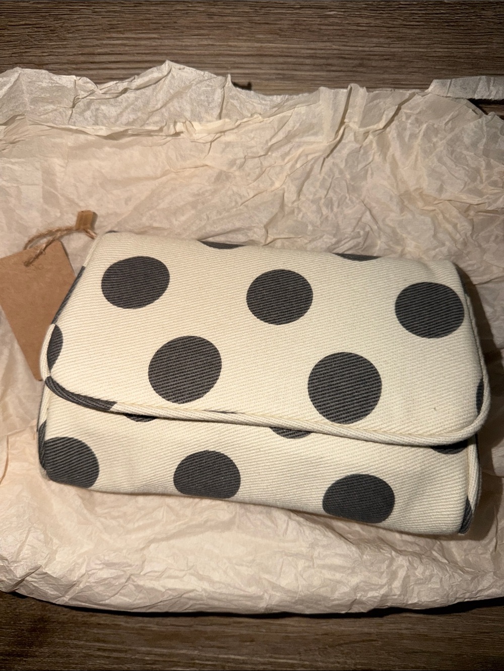 BRANDY MELVILLE- Polka Dots Makeup Bag